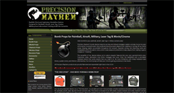 Desktop Screenshot of precisionmayhem.com